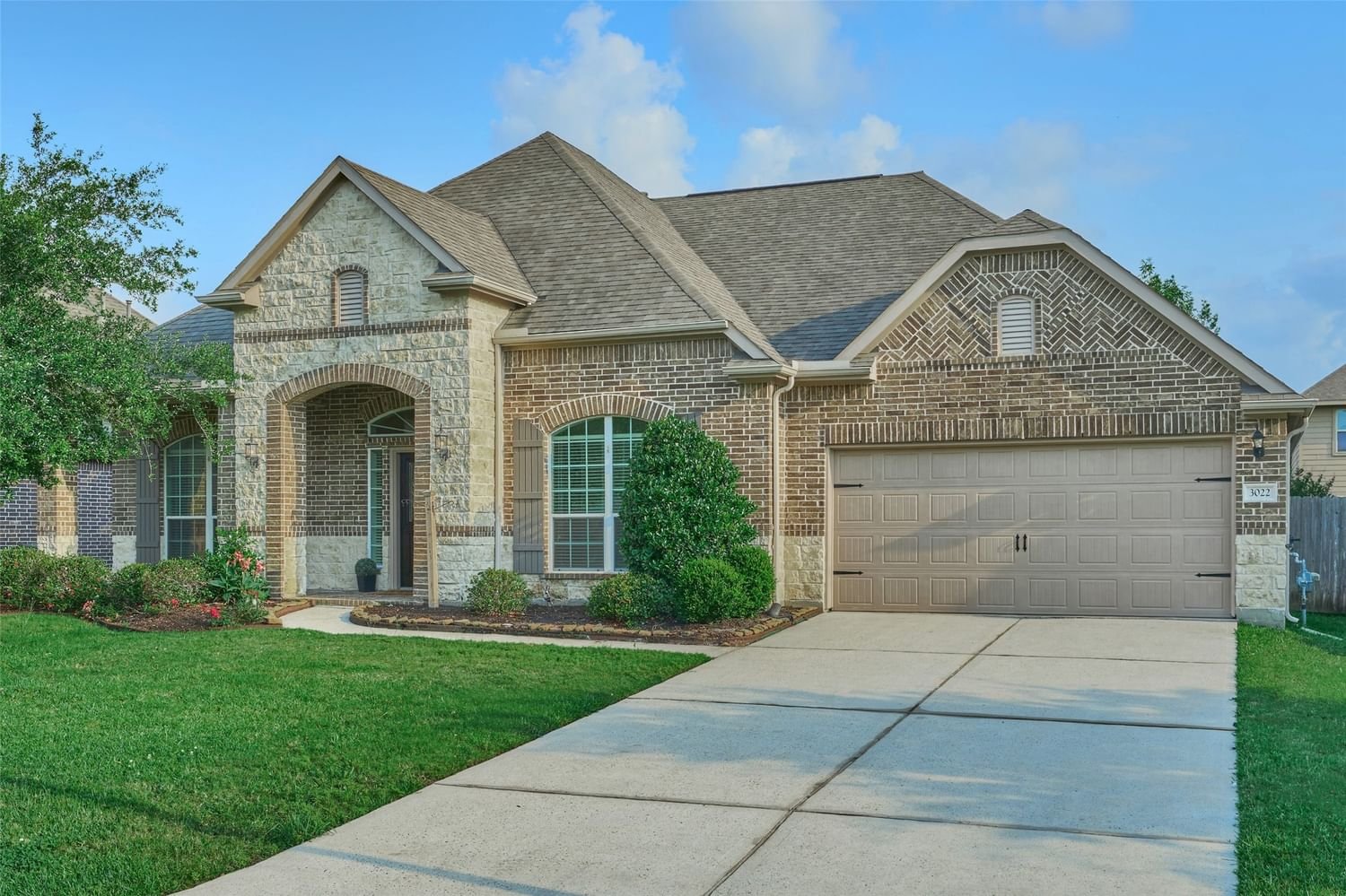 Real estate property located at 3022 Clover Trace, Montgomery, Estates Of Legends Trace 01, Spring, TX, US