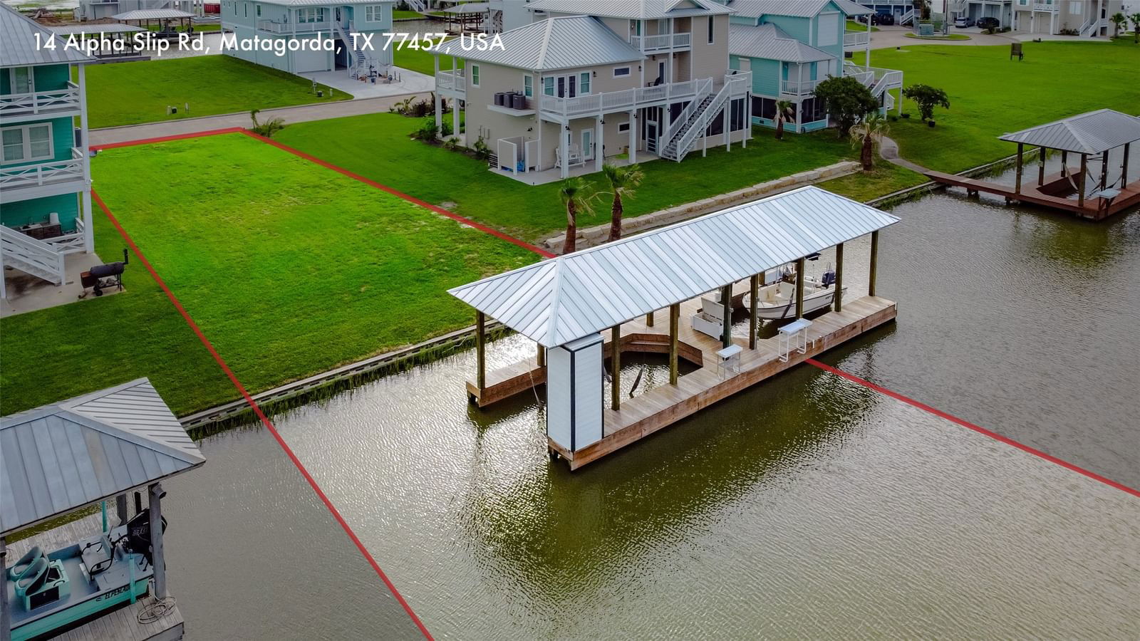 Real estate property located at 14 Alpha Slip, Matagorda, Bay Harbour Sub, Matagorda, TX, US