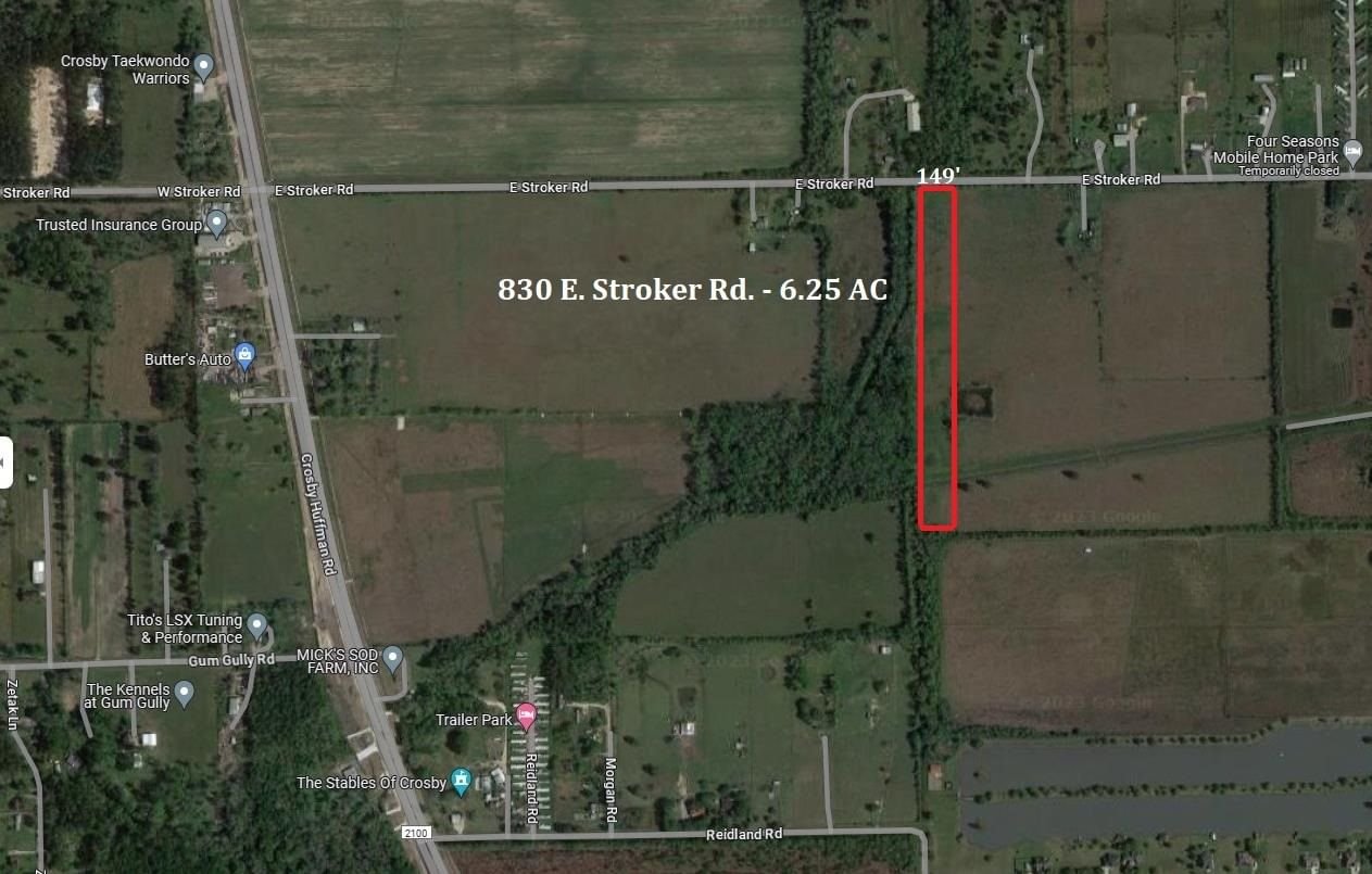 Real estate property located at 830 Stroker, Harris, N/A, Crosby, TX, US