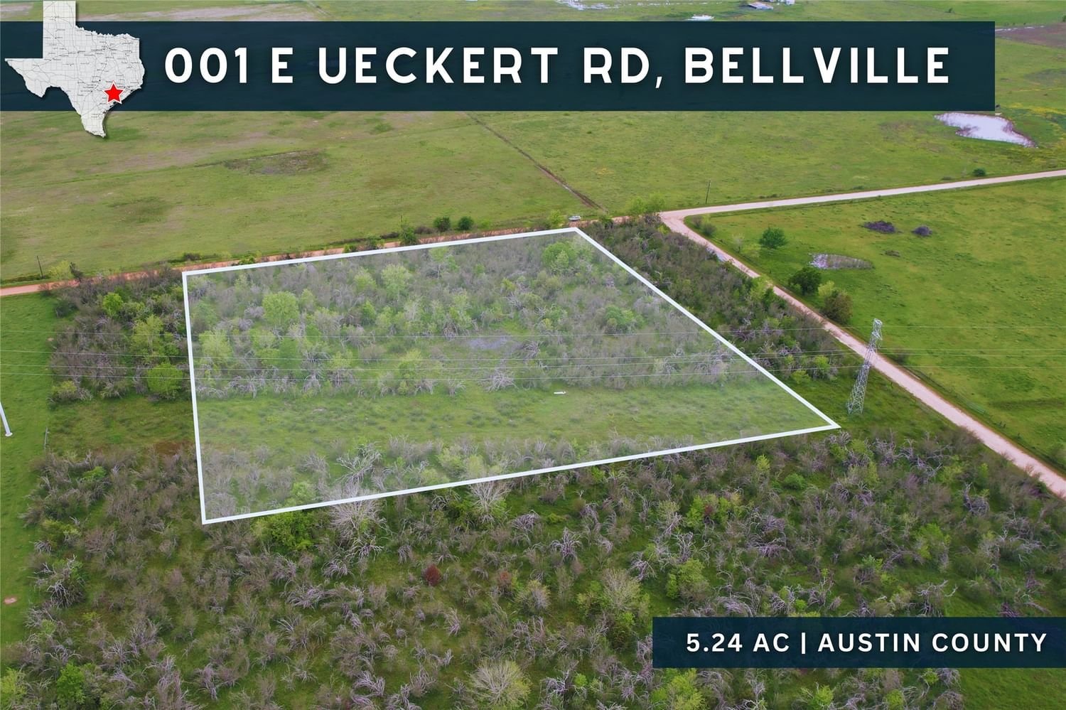 Real estate property located at 001 E Ueckert Rd, Austin, NA, Bellville, TX, US