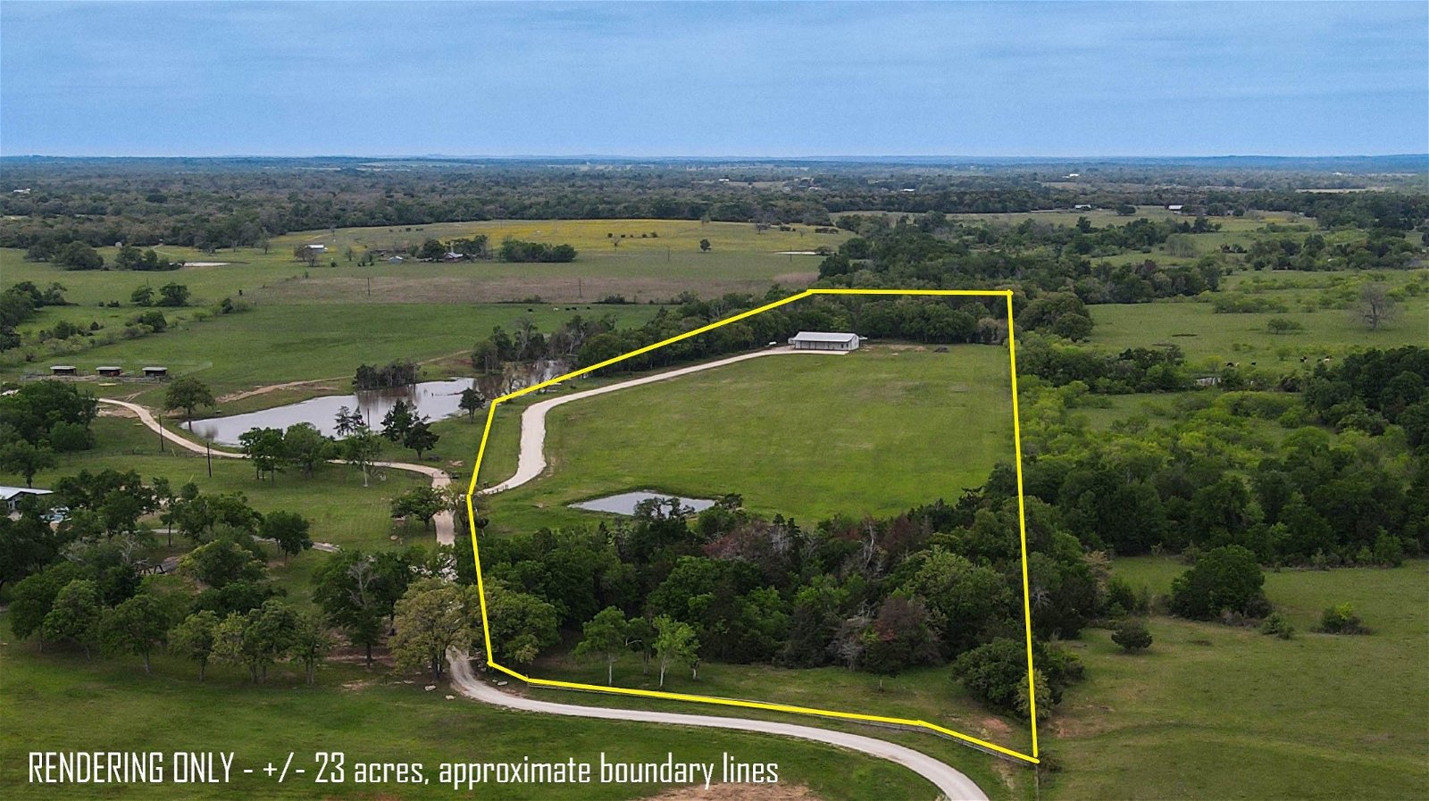 Real estate property located at 2041 County Road 202 - 23 Acres, Burleson, Caldwell, TX, US