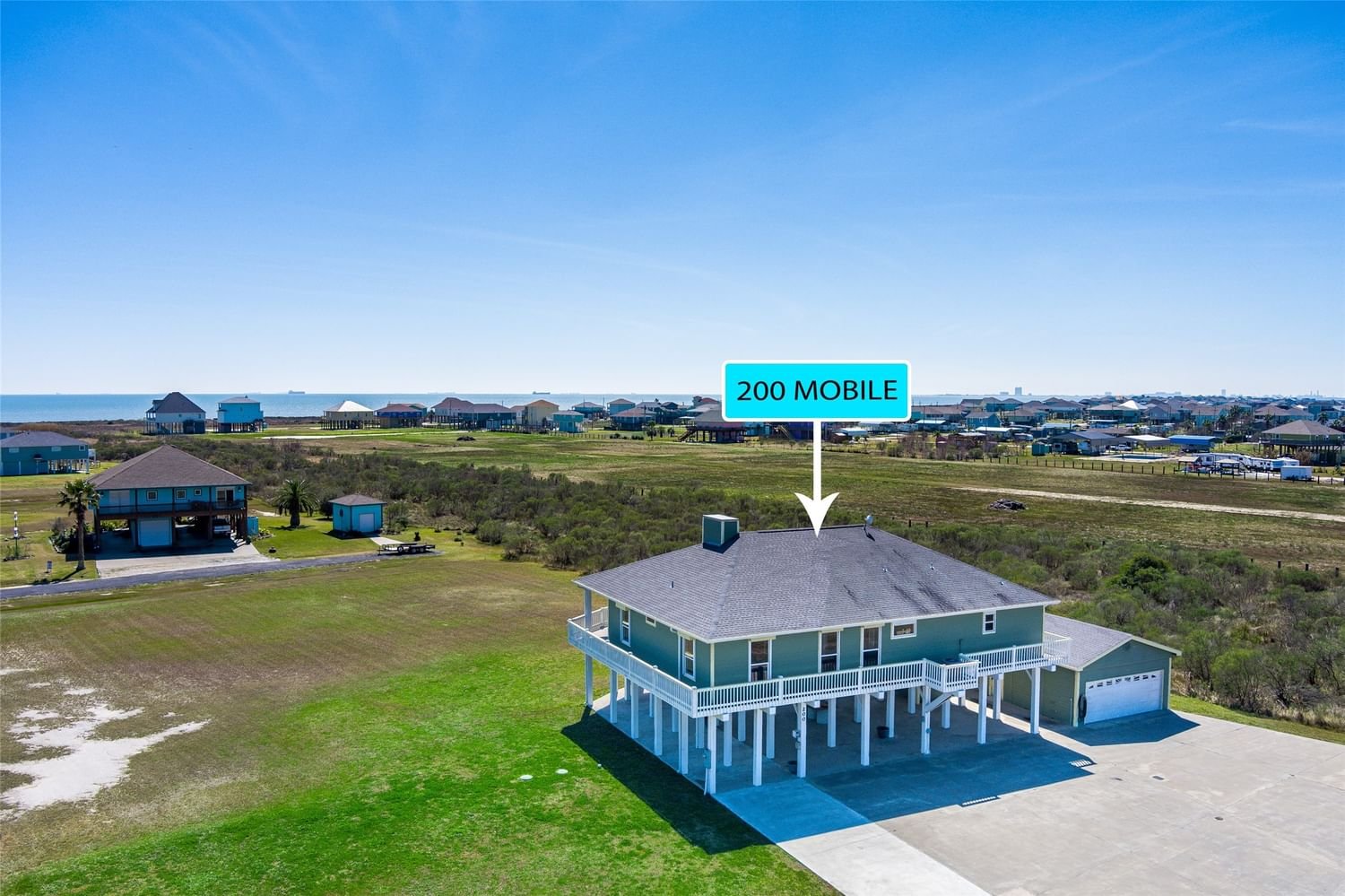 Real estate property located at 200 Mobile, Galveston, Crystal Beach, TX, US