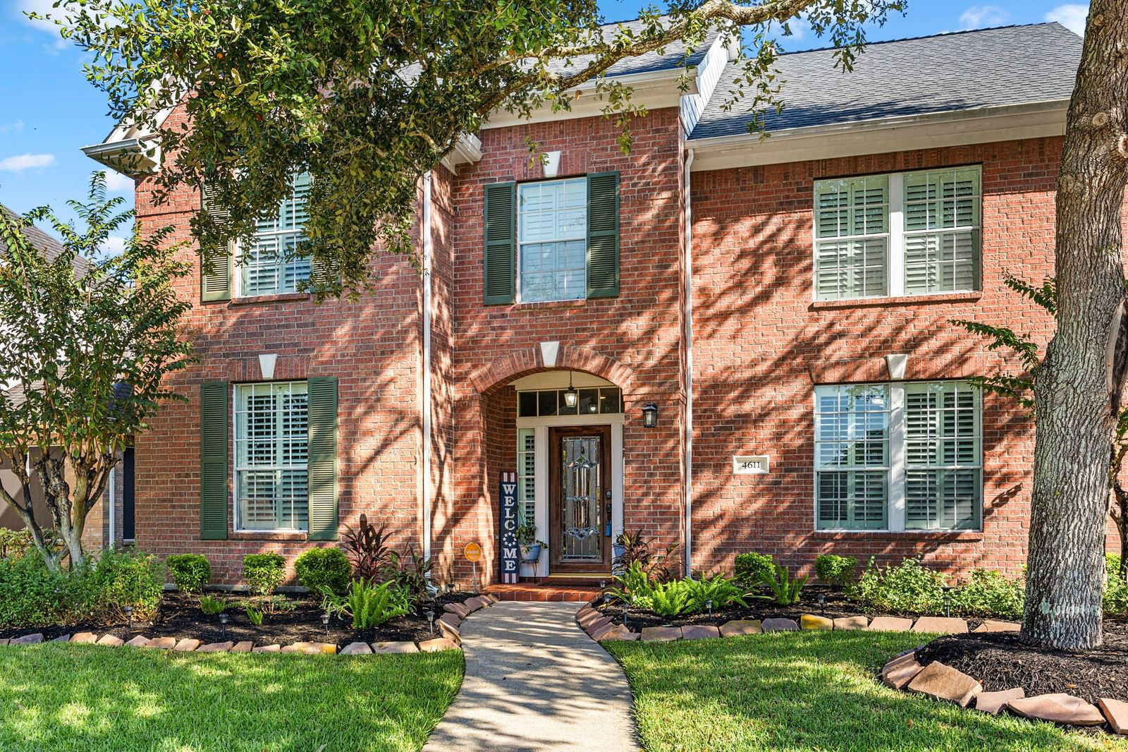 Real estate property located at 4611 Olive Green, Harris, Pine Brook Sec 13, Houston, TX, US