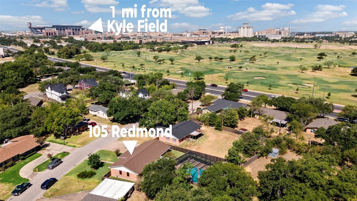 Real estate property located at 105 Redmond, Brazos, College Station, TX, US