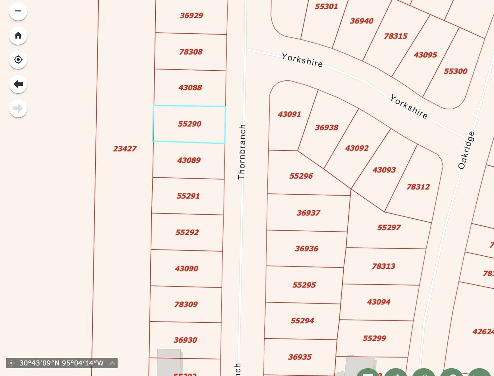 Real estate property located at TBD Thornbranch, Polk, Lake Livingston Village, Livingston, TX, US