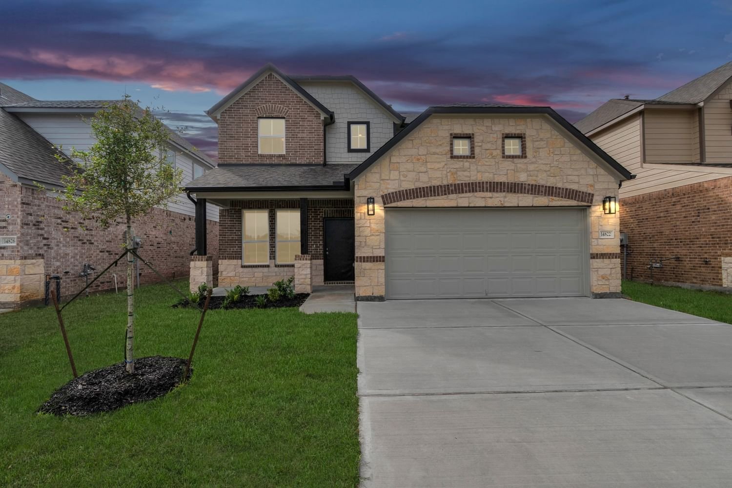 Real estate property located at 14822 Olive Sparrow Lane, Harris, Edgewood Village, Houston, TX, US