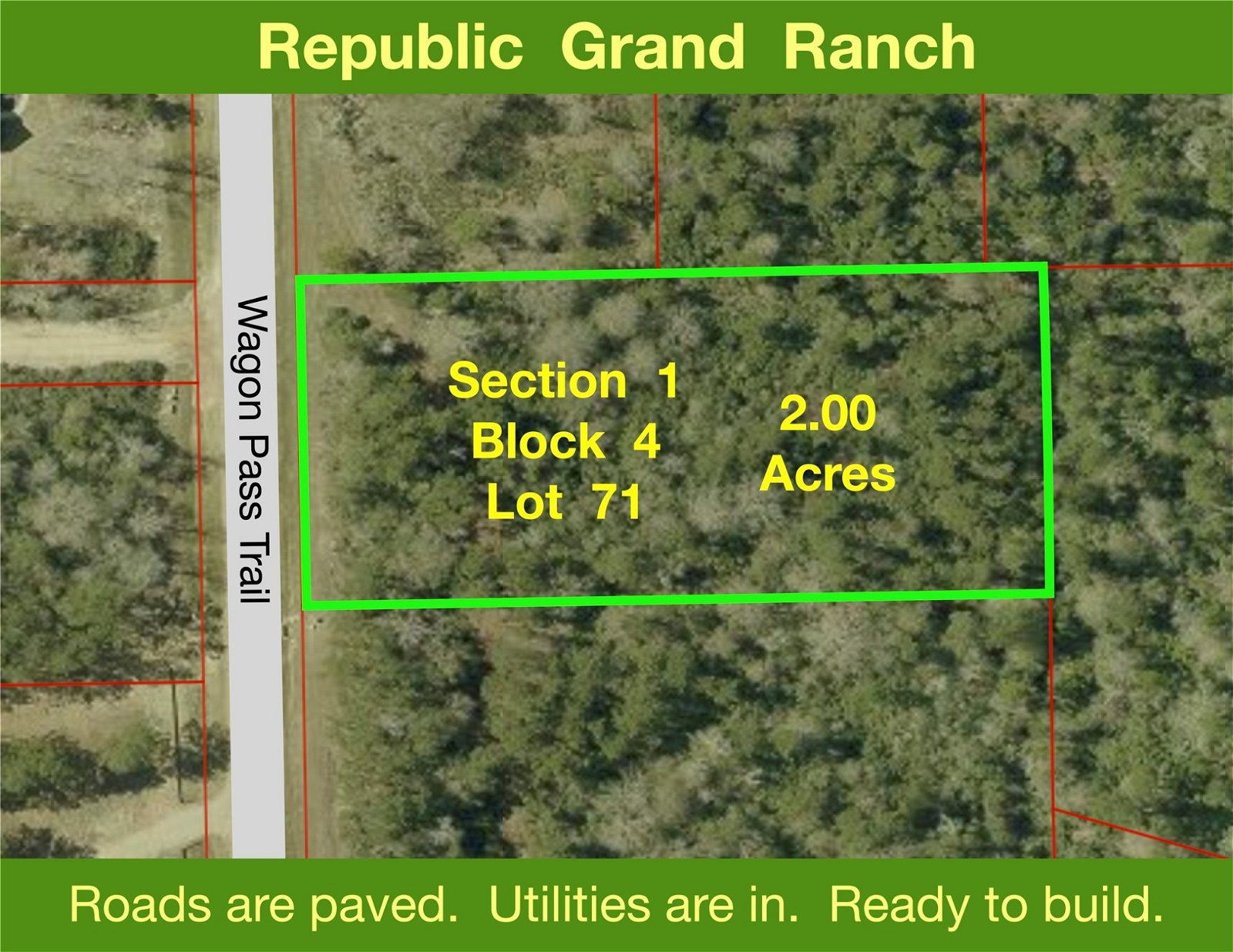 Real estate property located at 10427 Wagon Pass, Montgomery, Republic Grand Ranch, Willis, TX, US