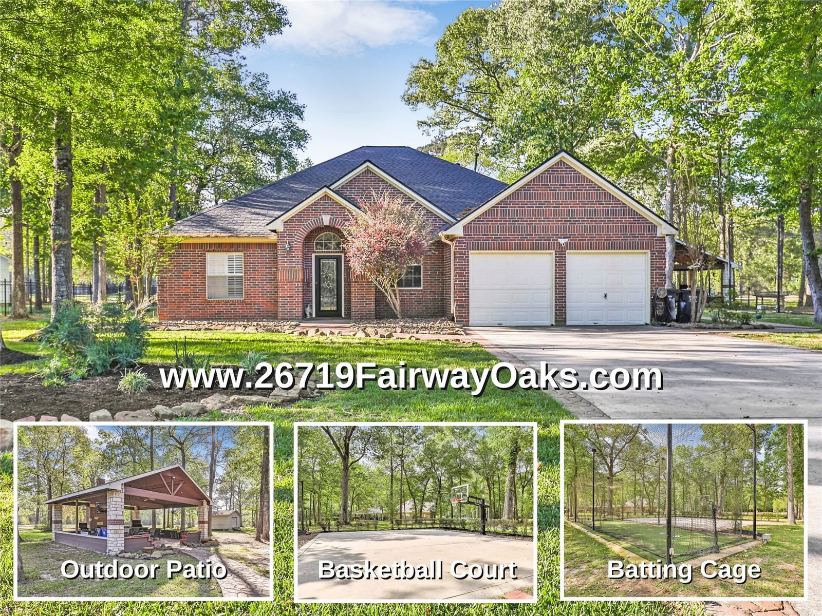 Real estate property located at 26719 Fairway Oaks, Harris, Fairway Crossing Lake, Huffman, TX, US