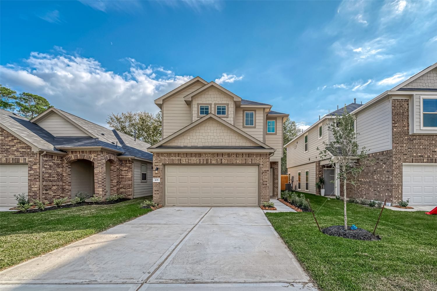 Real estate property located at 408 Emerald Thicket, Harris, Woodland Lakes, Huffman, TX, US