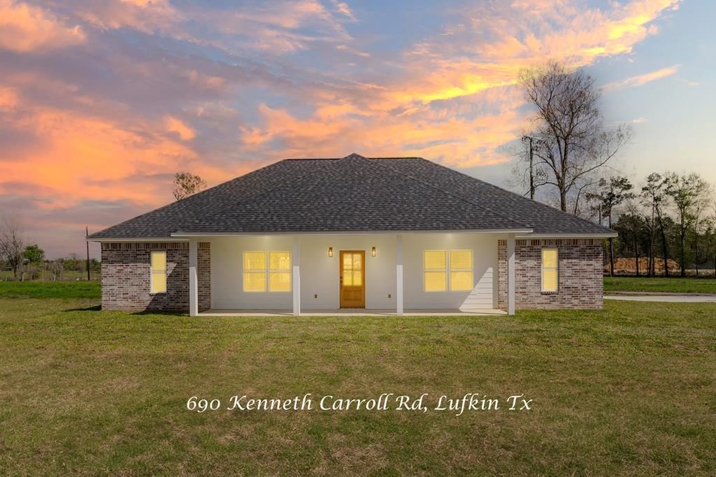 Real estate property located at 690 Kenneth Carroll Rd, Angelina, NA, Lufkin, TX, US