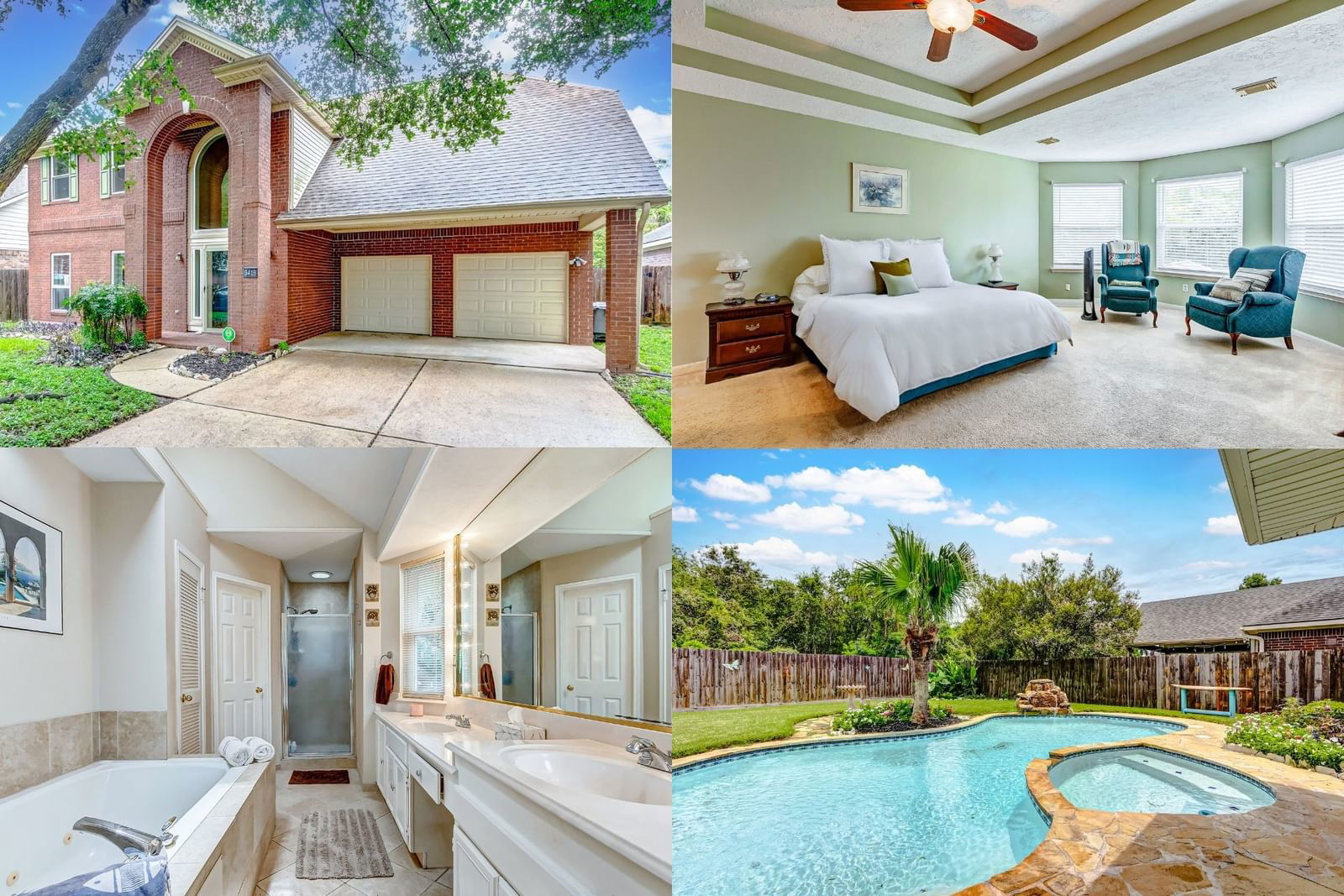 Real estate property located at 3418 Carriage House, Fort Bend, The Grove Sec 8, Richmond, TX, US