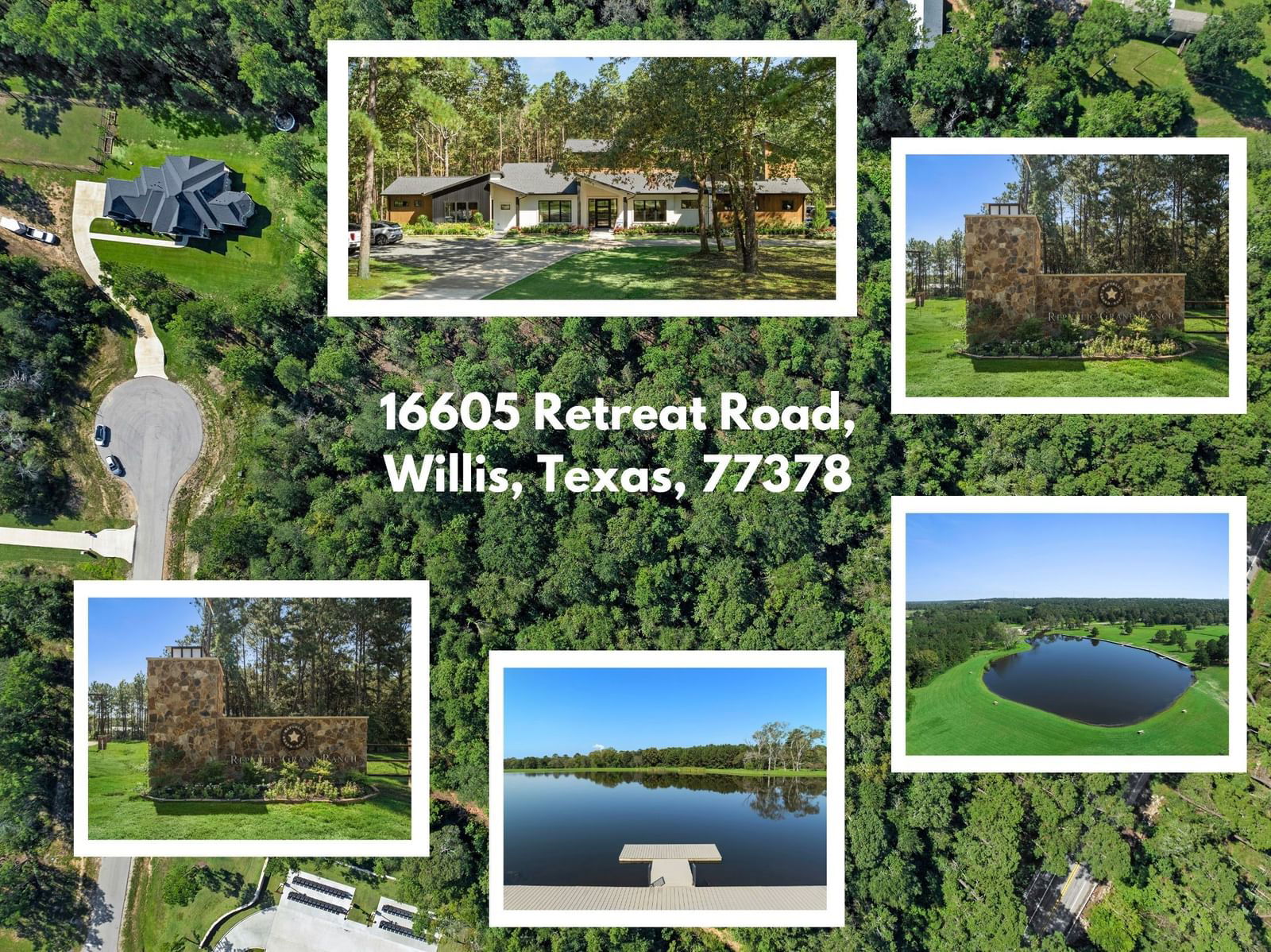 Real estate property located at 16605 Retreat, Montgomery, Republic Grand Ranch 01, Willis, TX, US