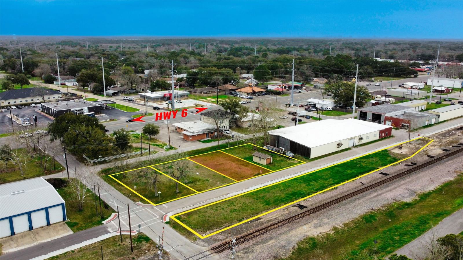 Real estate property located at Lot 6 Railroad, Galveston, HITCHCOCK TOWNSITE, Hitchcock, TX, US