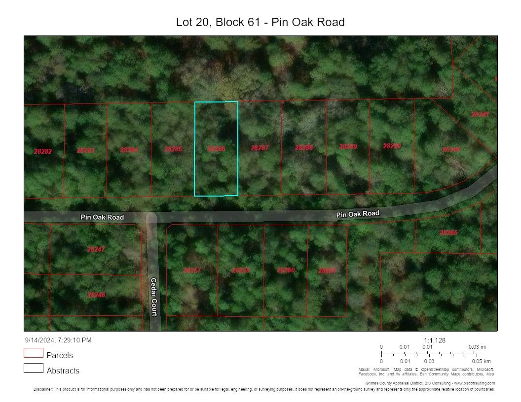 Real estate property located at Lot 20 Pin Oak, Grimes, Pinebrook, Plantersville, TX, US