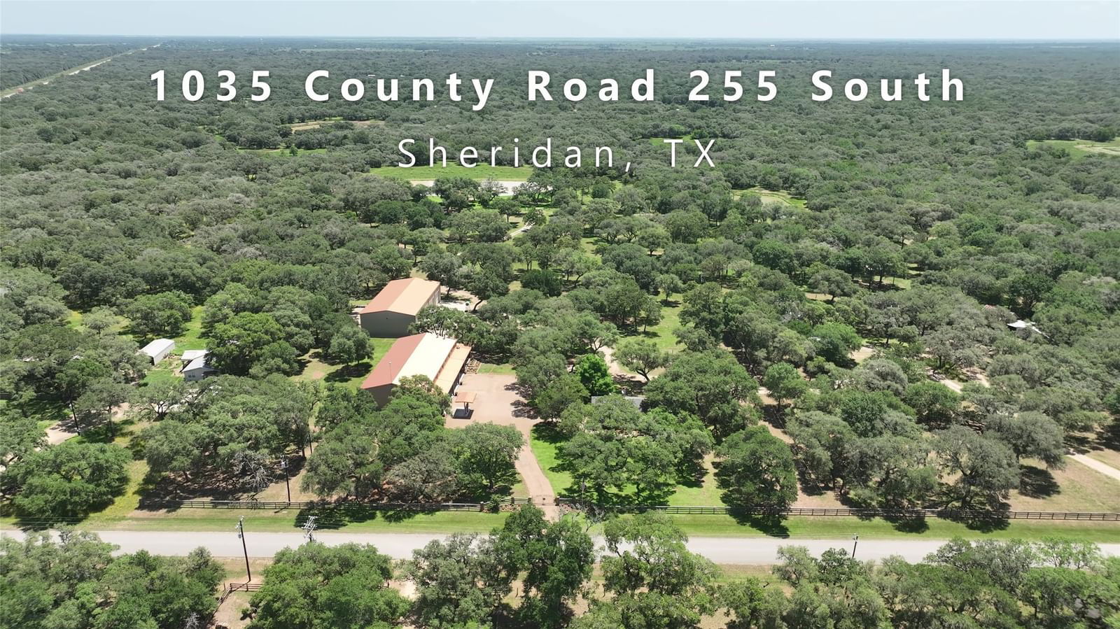 Real estate property located at 1035 County Road 255, Colorado, NA, Sheridan, TX, US