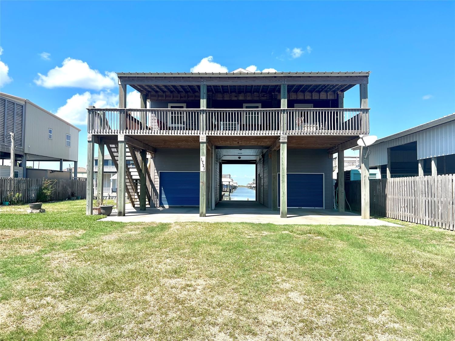 Real estate property located at 1721 Rainbow, Galveston, Crystal Canals Sec 2 2001, Crystal Beach, TX, US