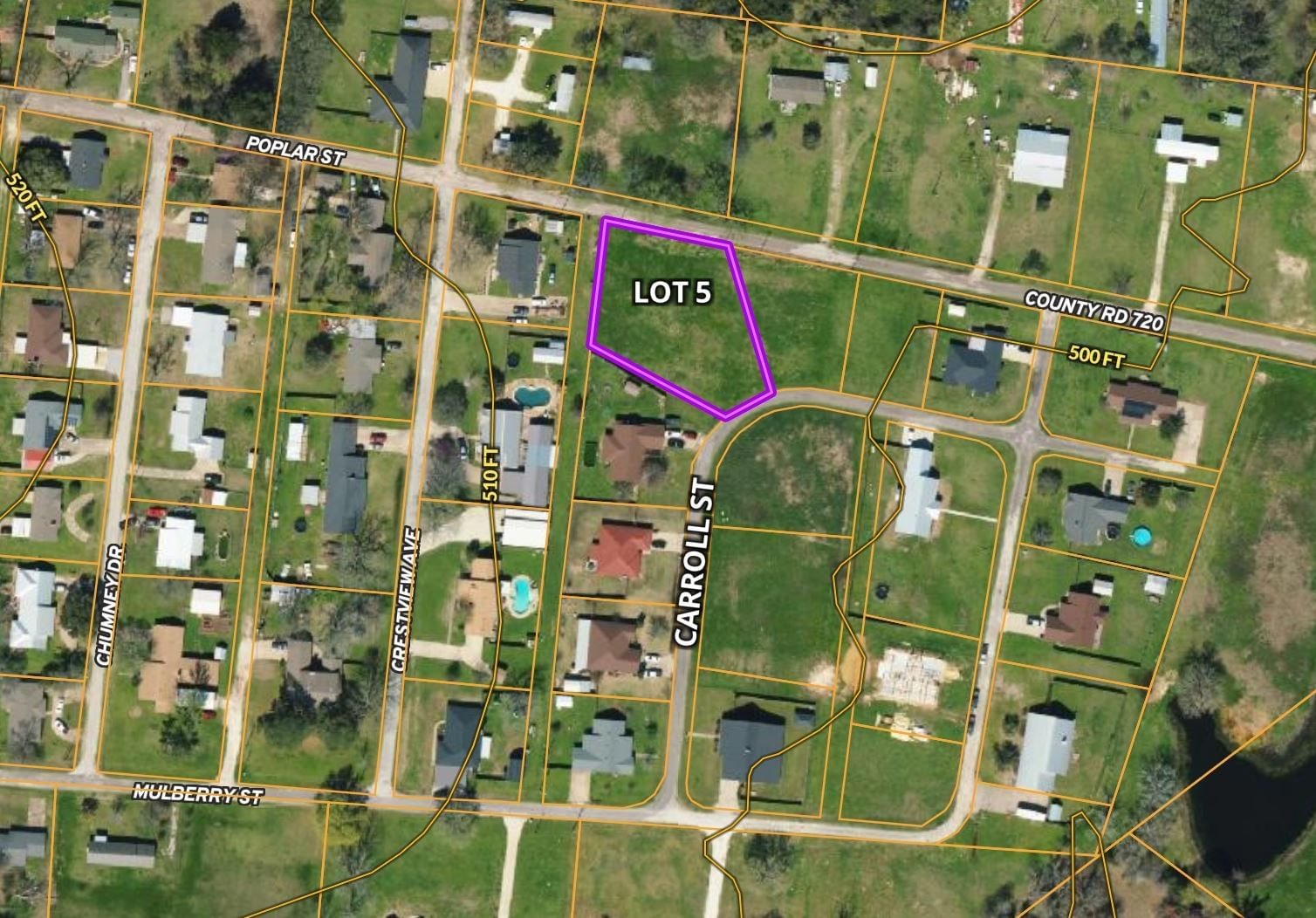 Real estate property located at Lot 5, 000 Carroll, Freestone, Meadow Rdg Ph 1, Teague, TX, US