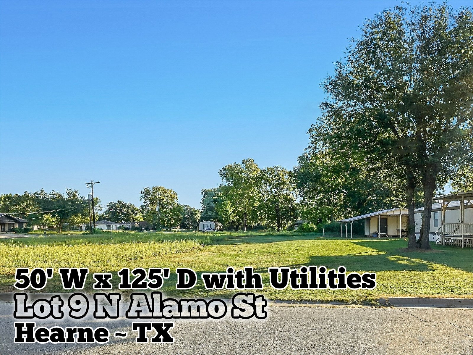 Real estate property located at Lot 9 Alamo, Robertson, Hearne, TX, US