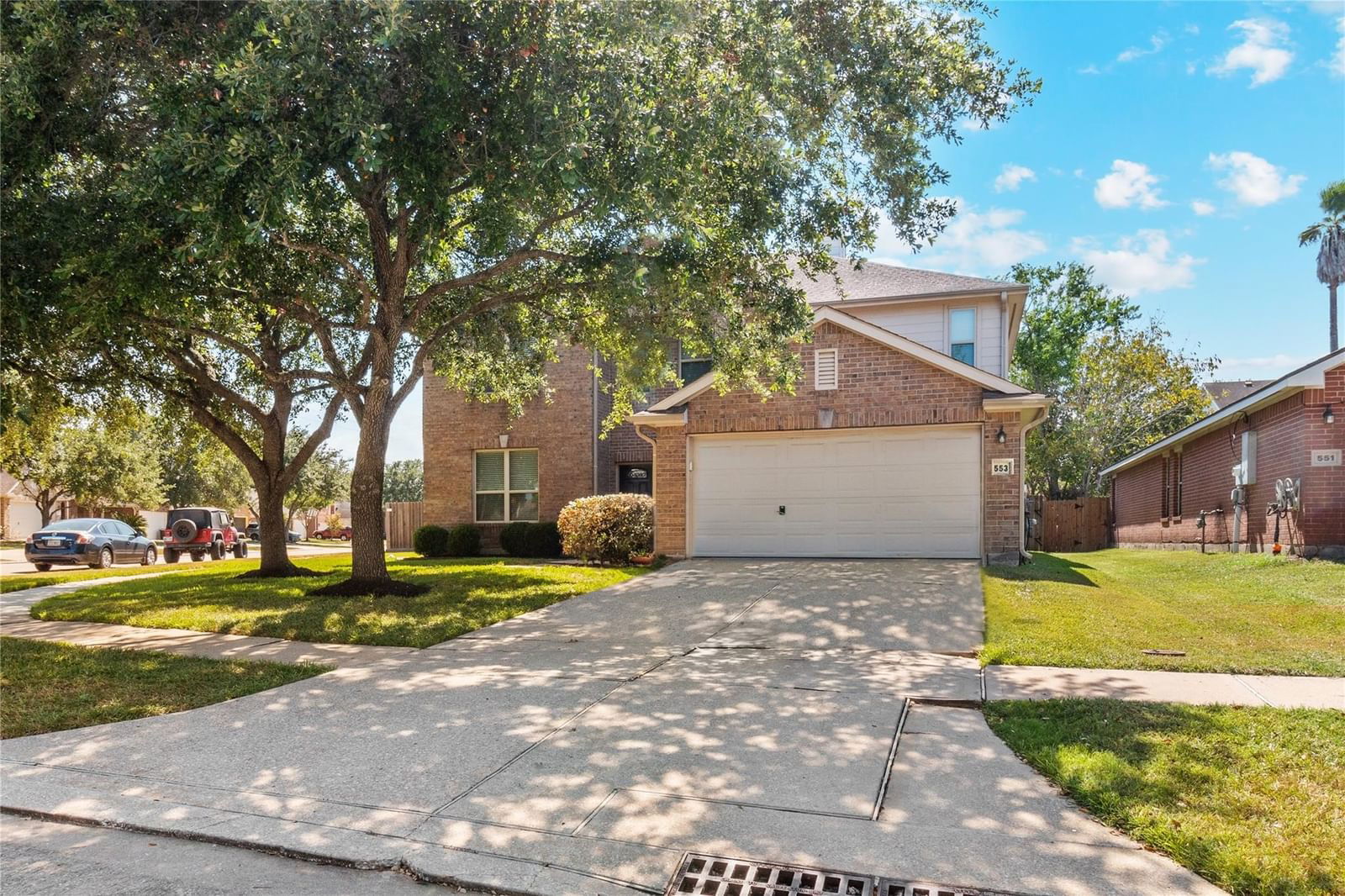 Real estate property located at 553 Cedar Branch, Galveston, Cedar Landing Sec 3 2002, League City, TX, US