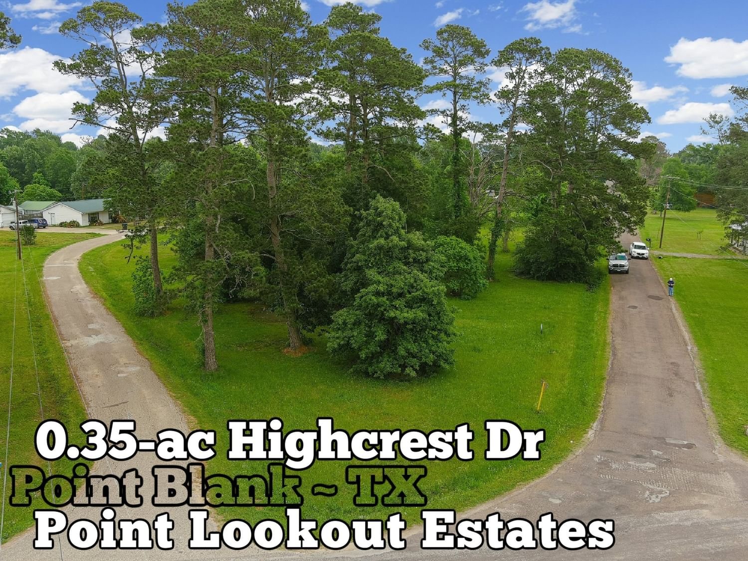Real estate property located at 0.35-ac Highcrest, San Jacinto, Point Blank, TX, US