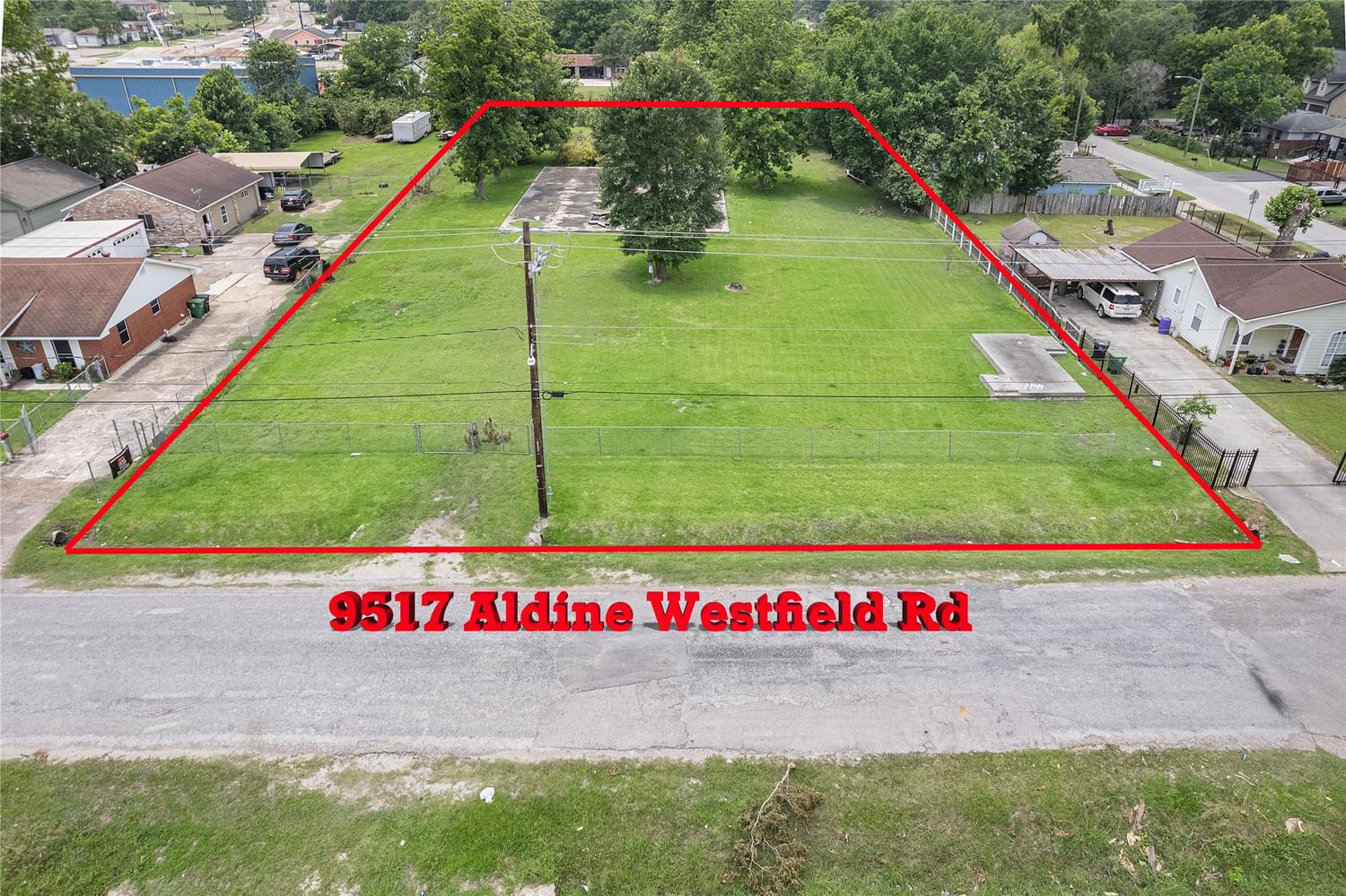 Real estate property located at 9517 Aldine Westfield, Harris, Archers Wright Acres, Houston, TX, US