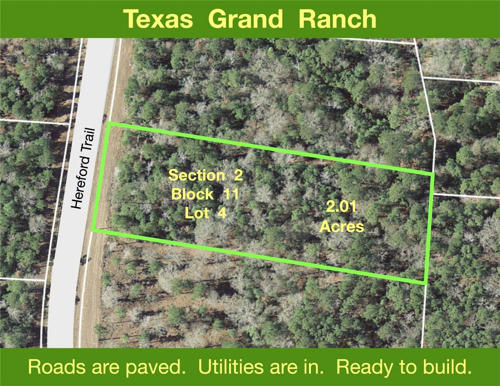 Real estate property located at 2-11-4 Hereford, Walker, I Texas Grand Ranch, Huntsville, TX, US