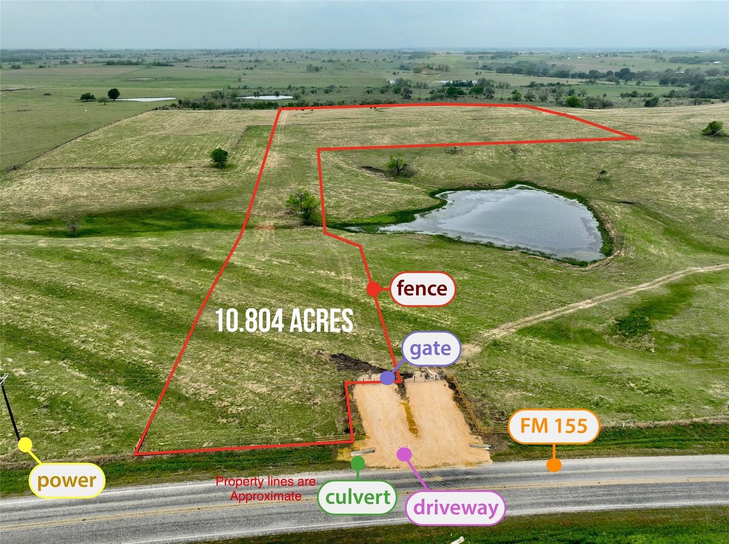 Real estate property located at 00000 FM 155, Fayette, Weimar Call 66 TR 5 Fayette County, Weimar, TX, US