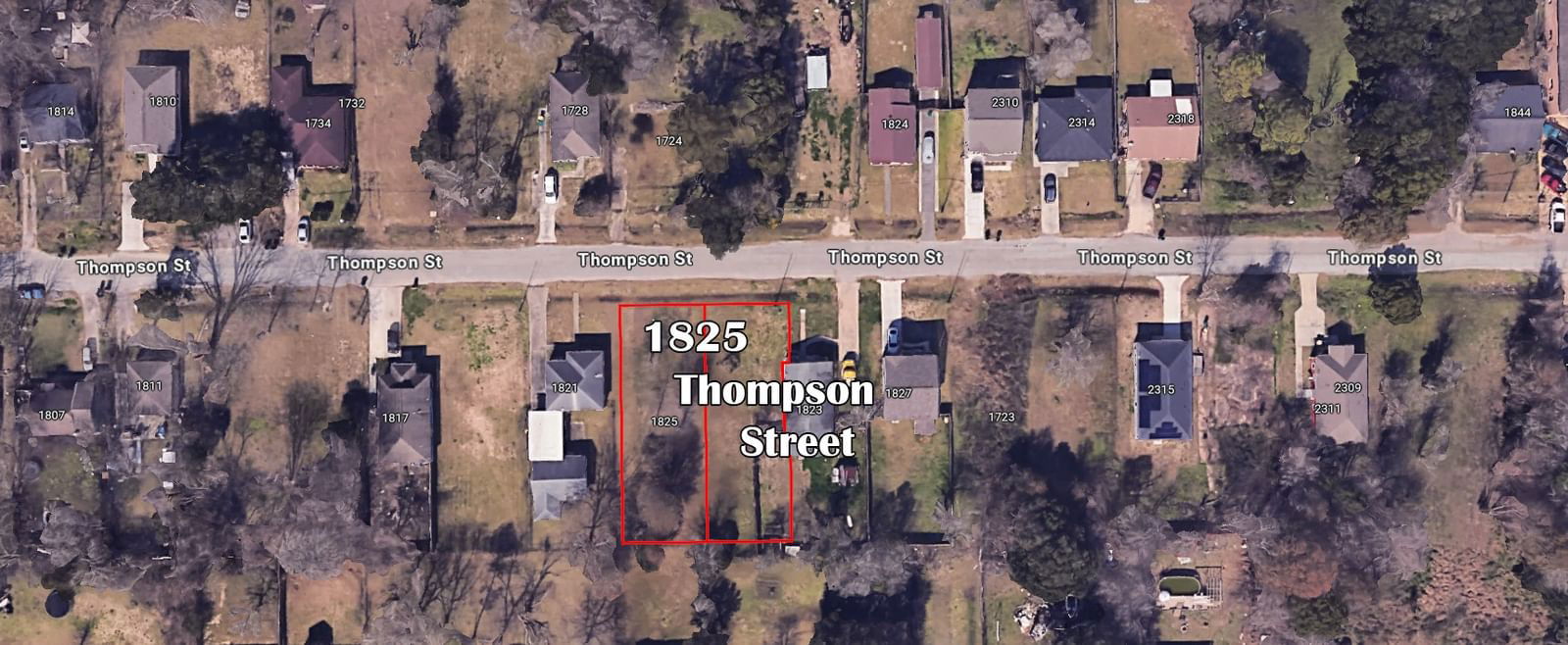 Real estate property located at 1825 Thompson, Galveston, Thomas L, La Marque, TX, US