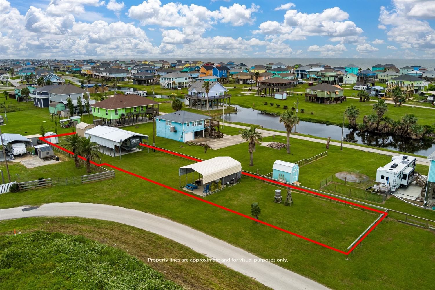 Real estate property located at 0, 910 & 912 Verdia, Galveston, Verdia 1, Port Bolivar, TX, US