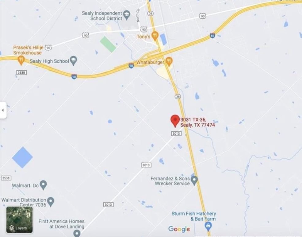 Real estate property located at 3031 Highway 36, Austin, Sealy Sub, Sealy, TX, US