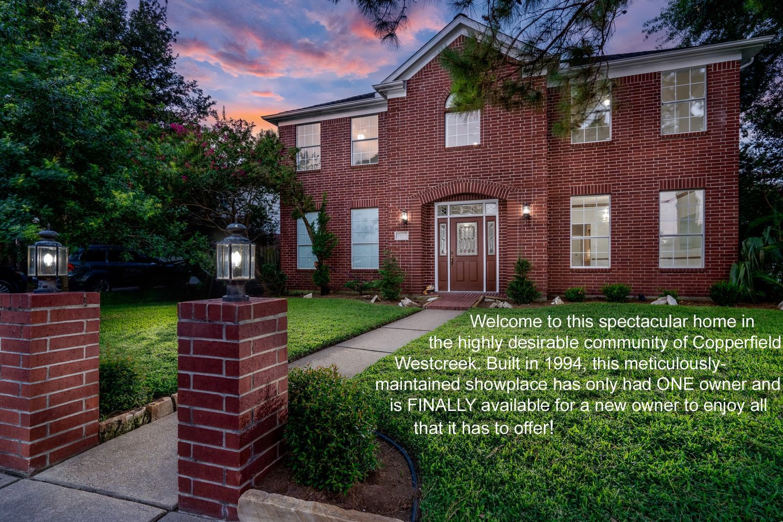 Real estate property located at 7515 Mighty Falls, Harris, Copperfield Westcreek Village, Houston, TX, US