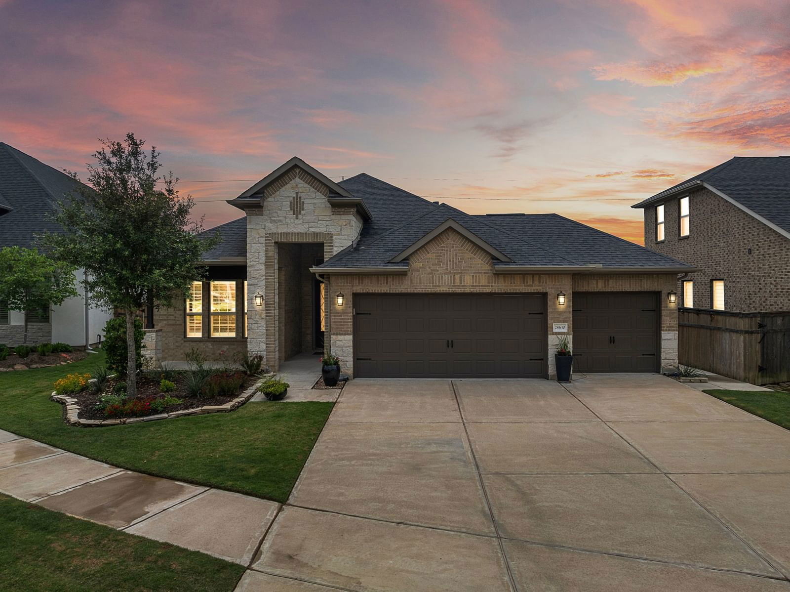 Real estate property located at 28630 Rising Moon, Fort Bend, Bonterra At Cross Creek Ranch, Fulshear, TX, US