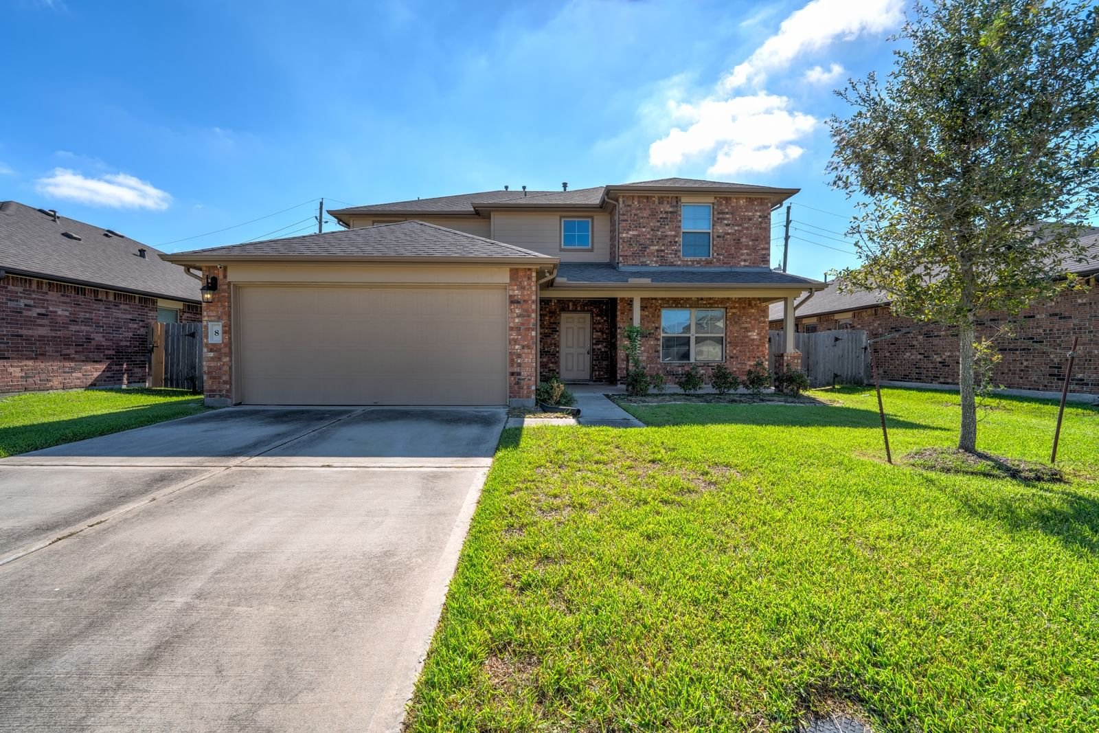 Real estate property located at 8 Rodeo Bend, Brazoria, Rodeo Palms Palm Court Sec 2, Manvel, TX, US