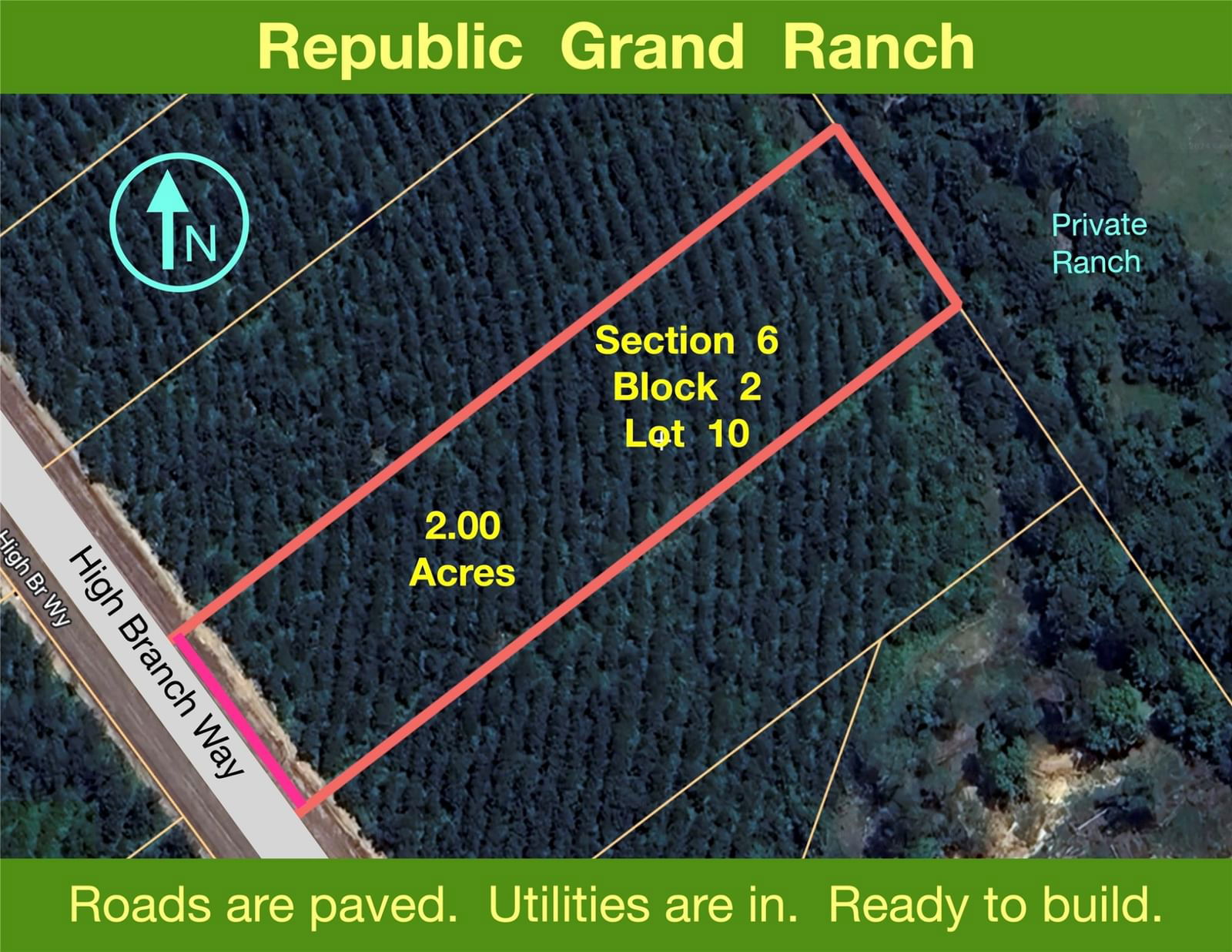 Real estate property located at 12019 High Branch, Montgomery, Republic Grand Ranch, Willis, TX, US