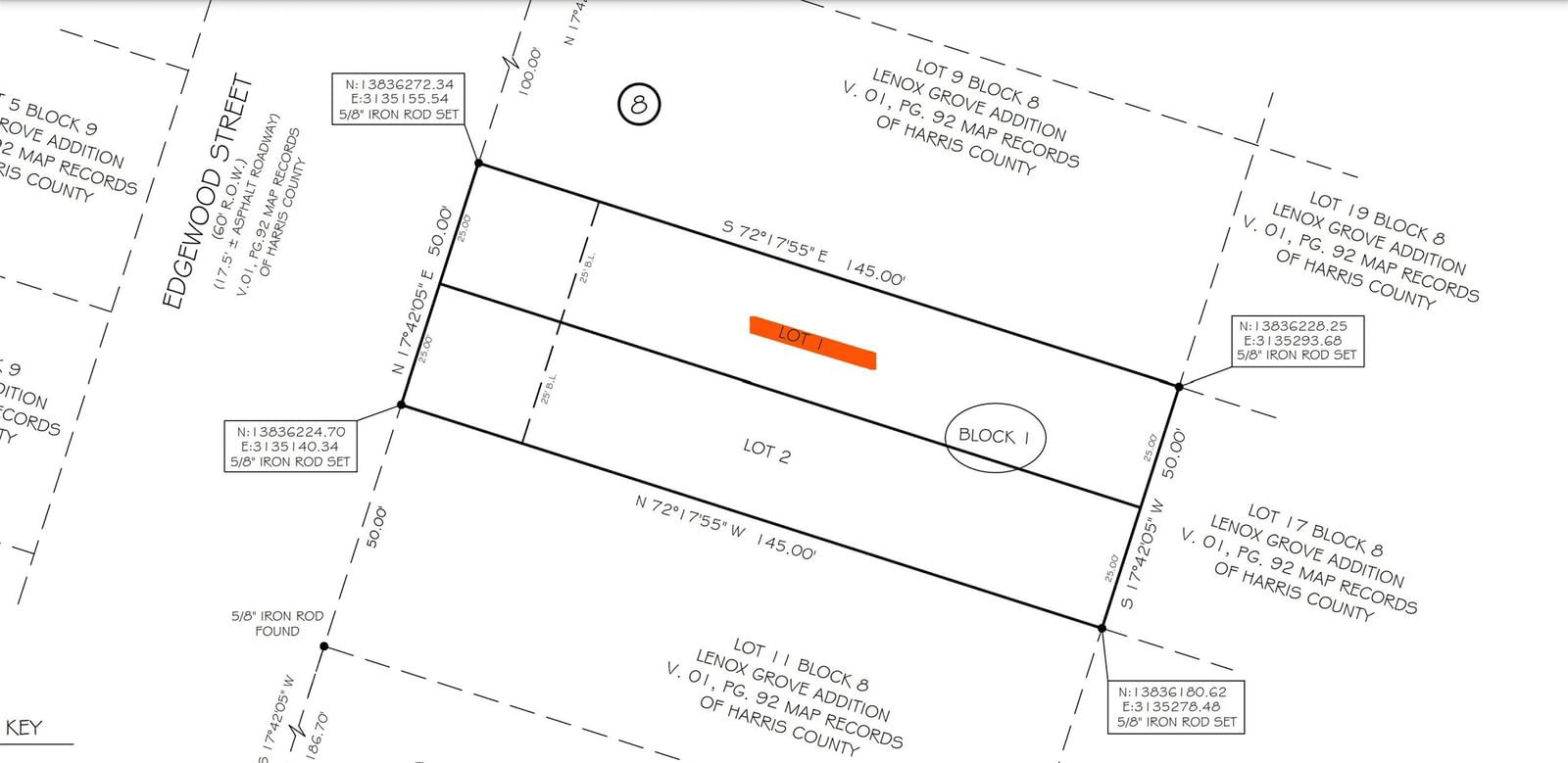 Real estate property located at 0 Edgewood, Harris, Fullerton Place, Houston, TX, US