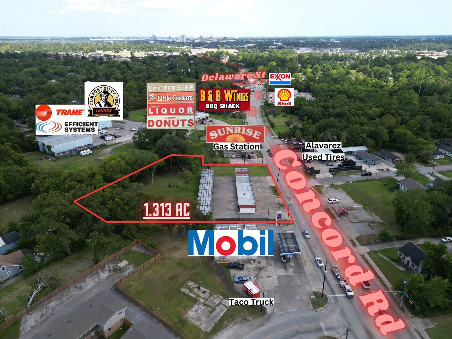 Real estate property located at 3366 Concord, Jefferson, Beaumont, TX, US