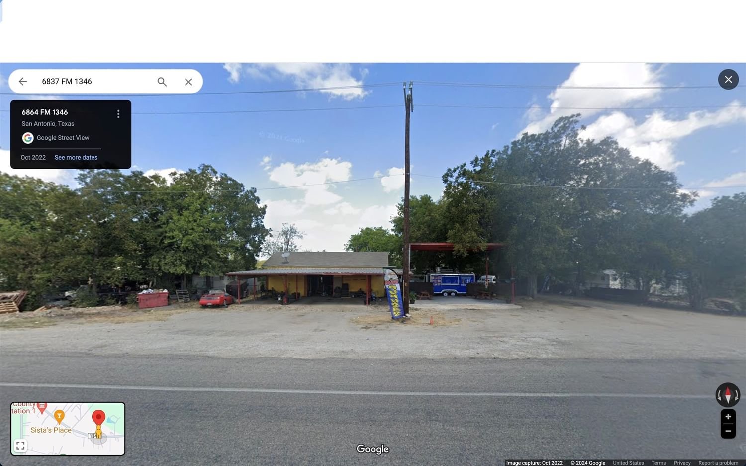Real estate property located at 6837 FM 1346, Bexar, Gardendale Acreage Cnty Bl 587, San Antonio, TX, US