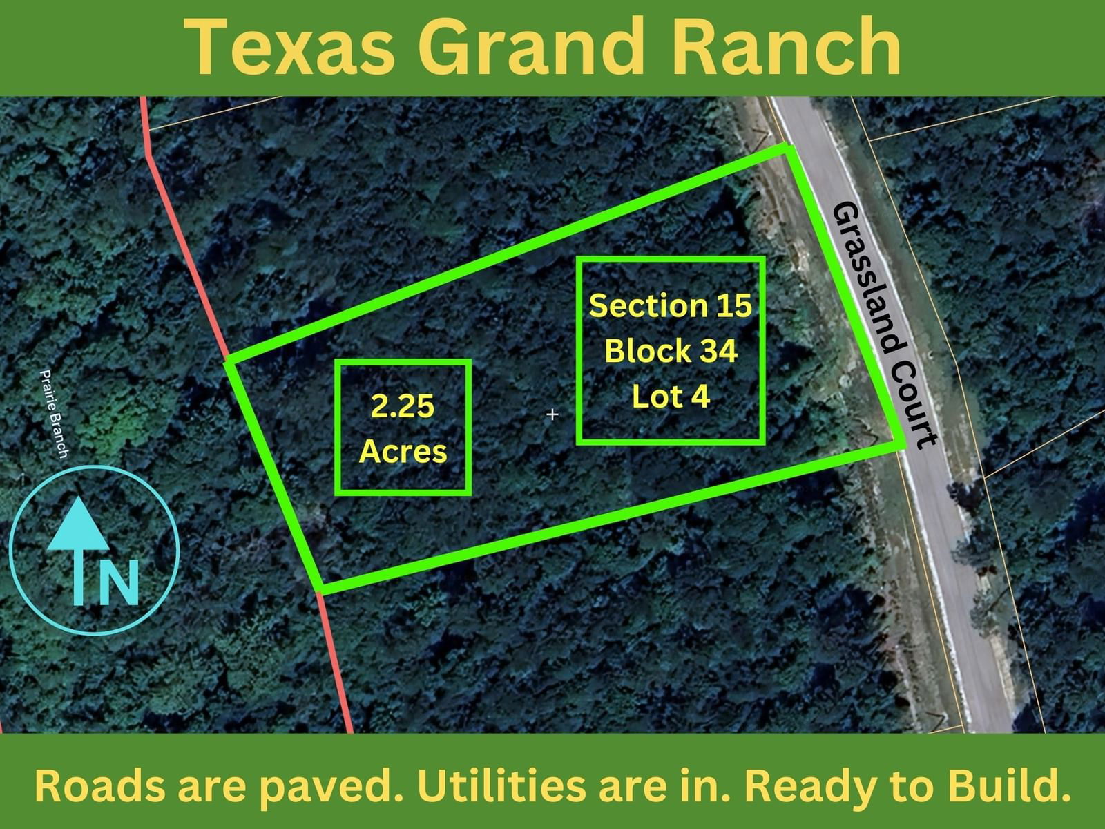 Real estate property located at 15-34-4 Grassland, Walker, Texas Grand Ranch, Huntsville, TX, US