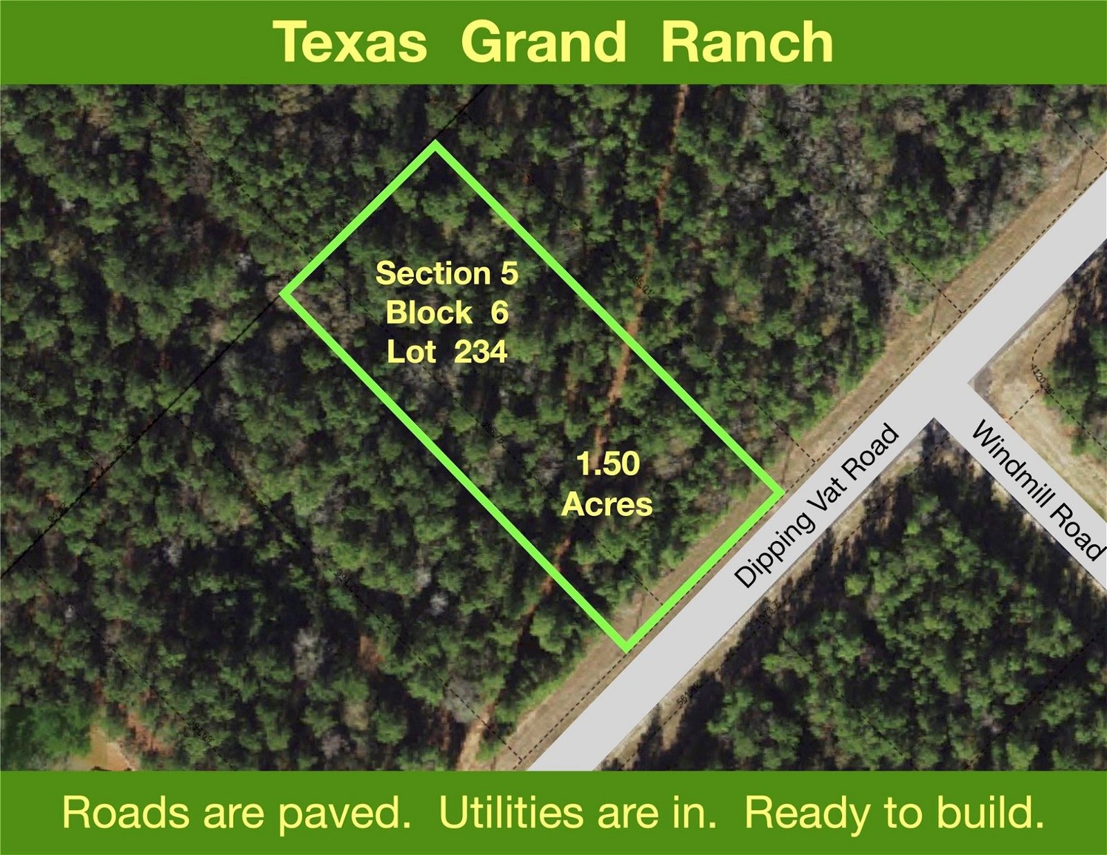 Real estate property located at 5-6-234 Dipping Vat, Walker, I Texas Grand Ranch, Huntsville, TX, US