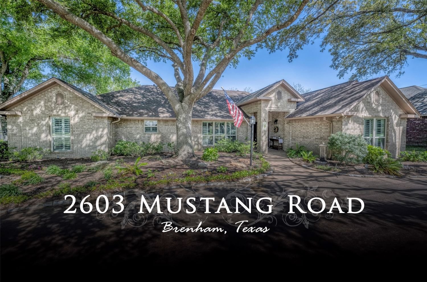 Real estate property located at 2603 Mustang, Washington, Spring Lake Sec II, Brenham, TX, US