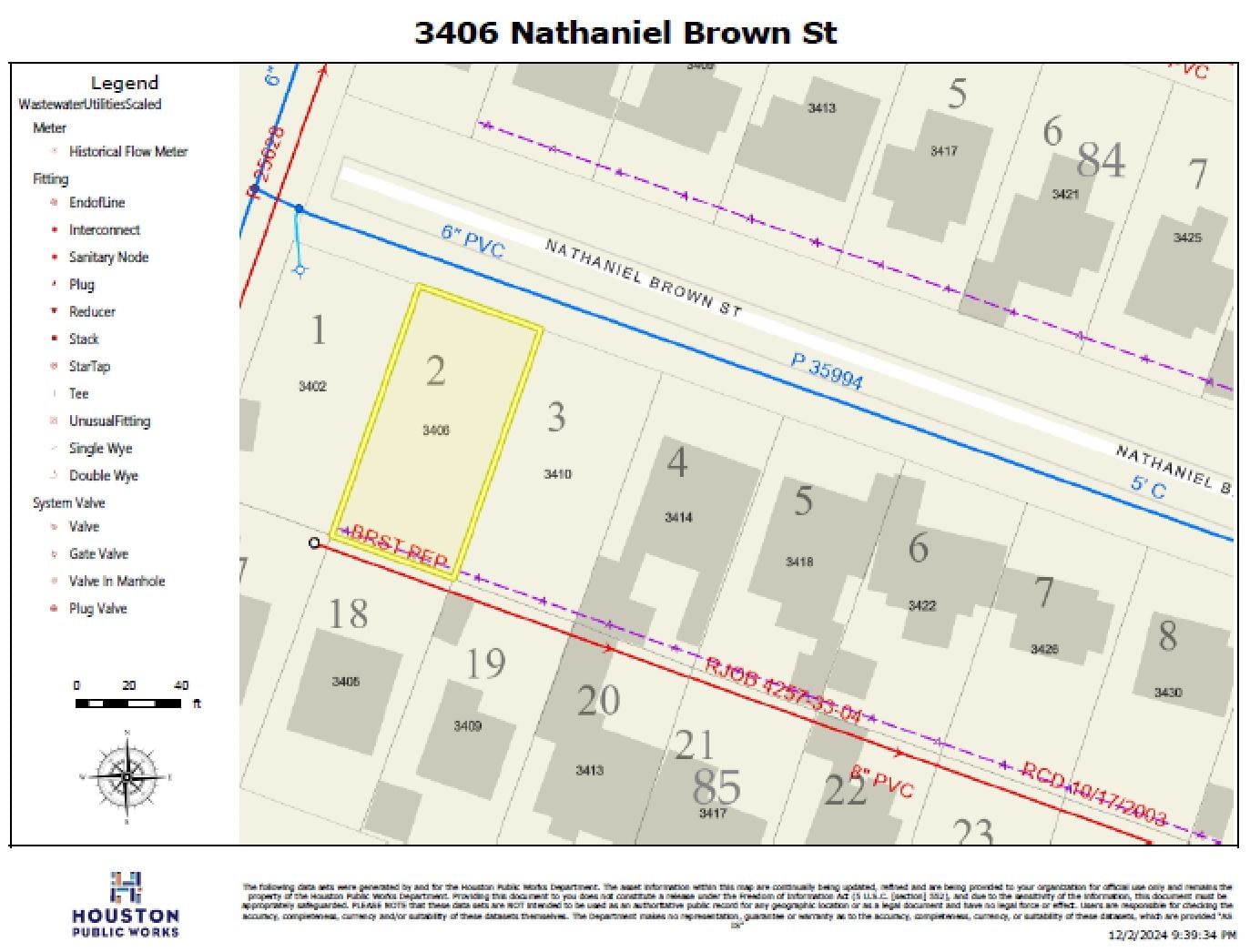 Real estate property located at 3406 Nathaniel Brown, Harris, South Union Sec 01, Houston, TX, US