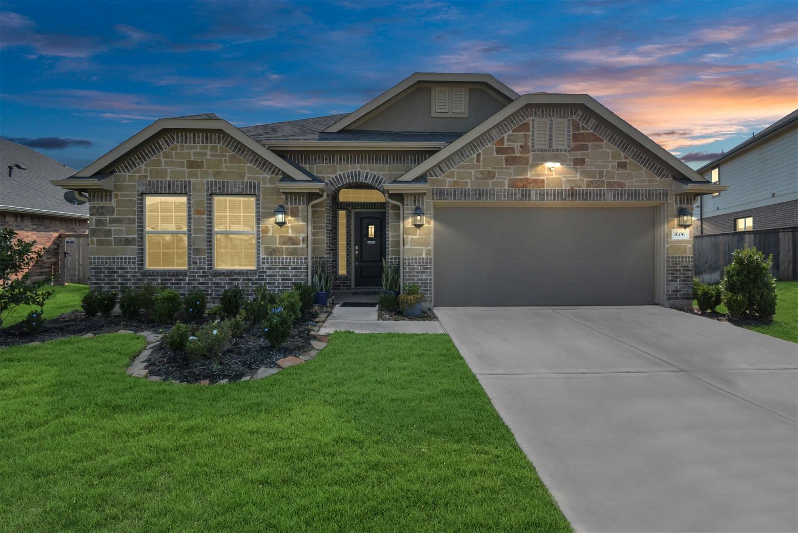 Real estate property located at 1606 Bending Willow, Fort Bend, Young Ranch Sec 11, Katy, TX, US