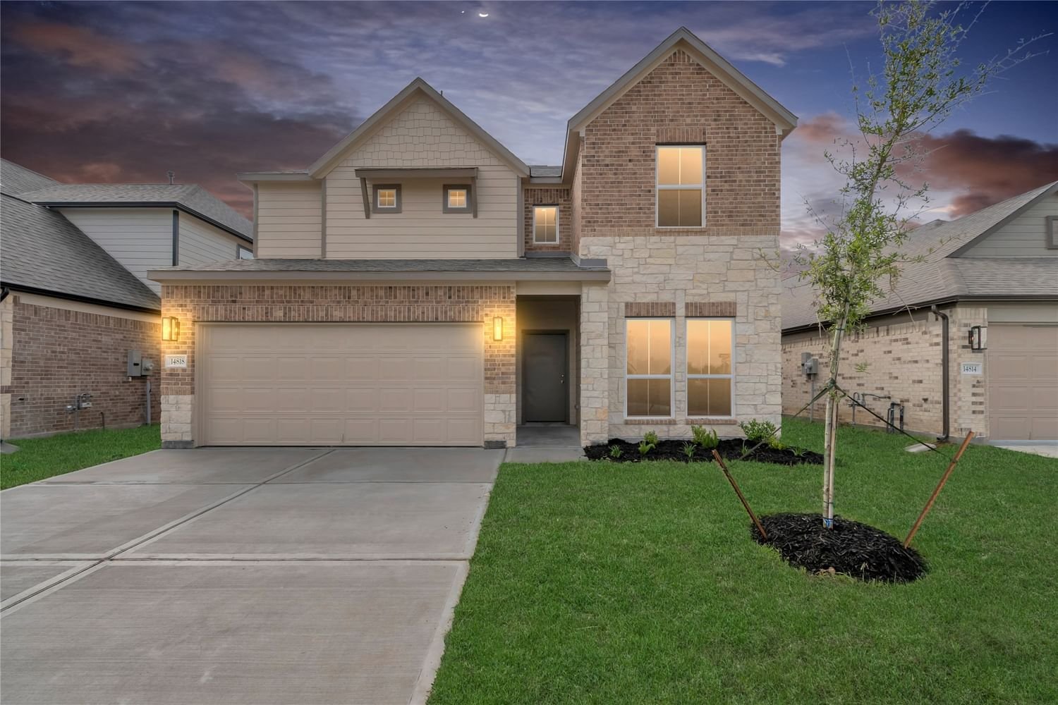 Real estate property located at 14818 Olive Sparrow Lane, Harris, Edgewood Village, Houston, TX, US