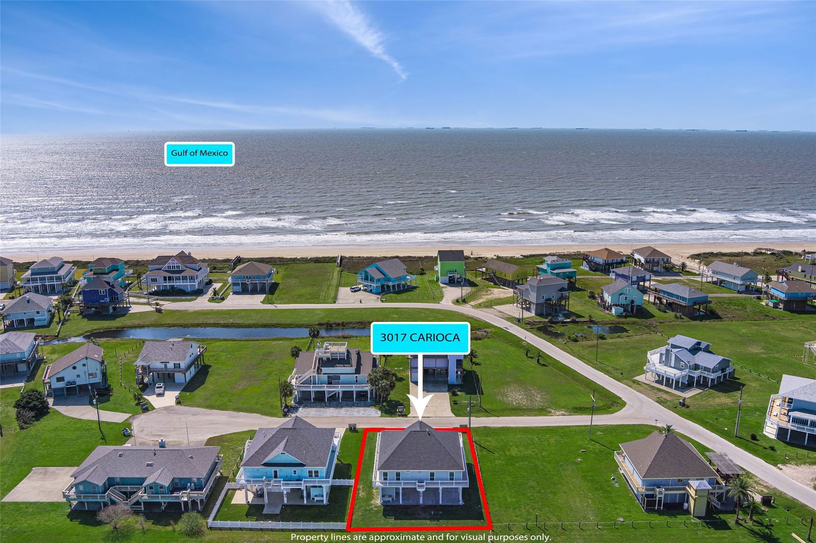 Real estate property located at 3017 Carioca, Galveston, Copacabana By The Sea, Crystal Beach, TX, US