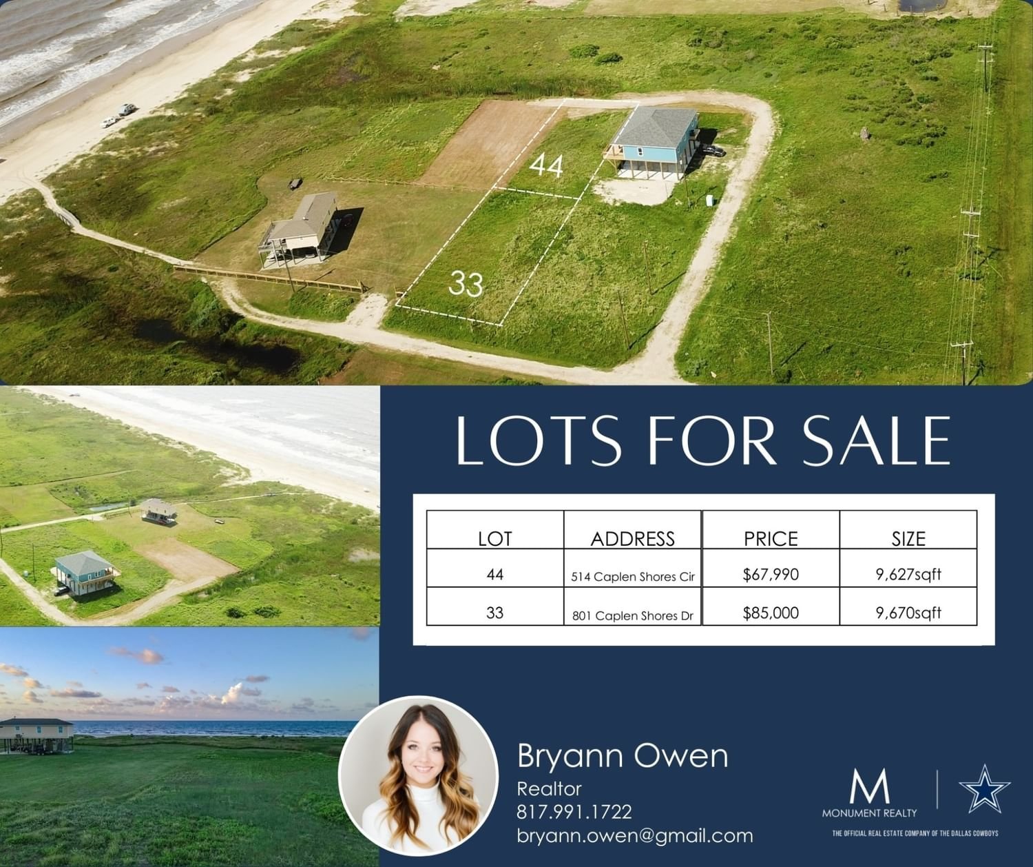 Real estate property located at 801 Caplen Shores, Galveston, Caplen Shores 87, Gilchrist, TX, US