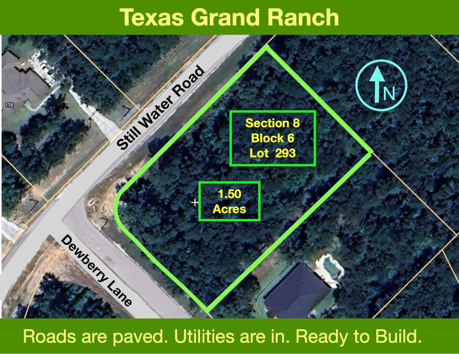 Real estate property located at 8-6-293 Still Water, Walker, Texas Grand Ranch, Huntsville, TX, US