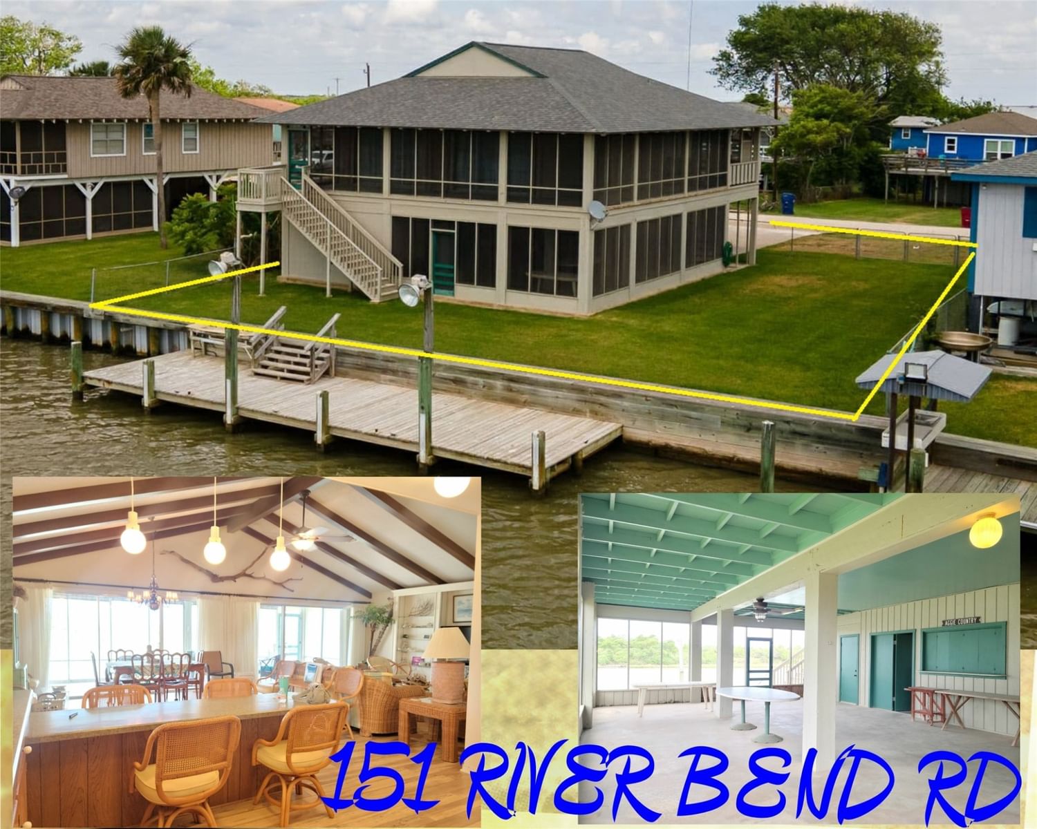 Real estate property located at 151 County Road 257, Matagorda, River Bend Villas, Matagorda, TX, US