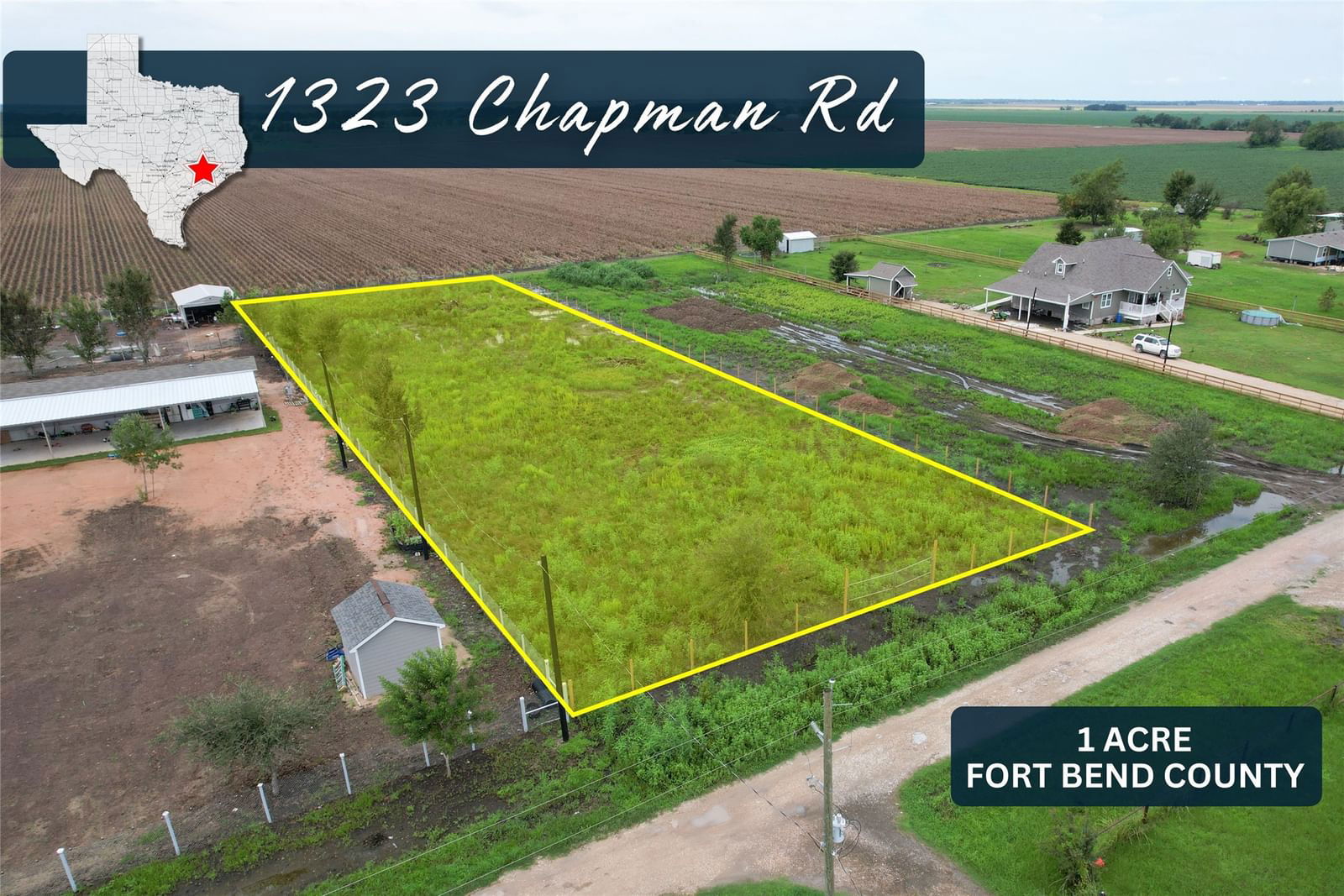 Real estate property located at 1323 Chapman, Fort Bend, Bbb & C Ry, Beasley, TX, US