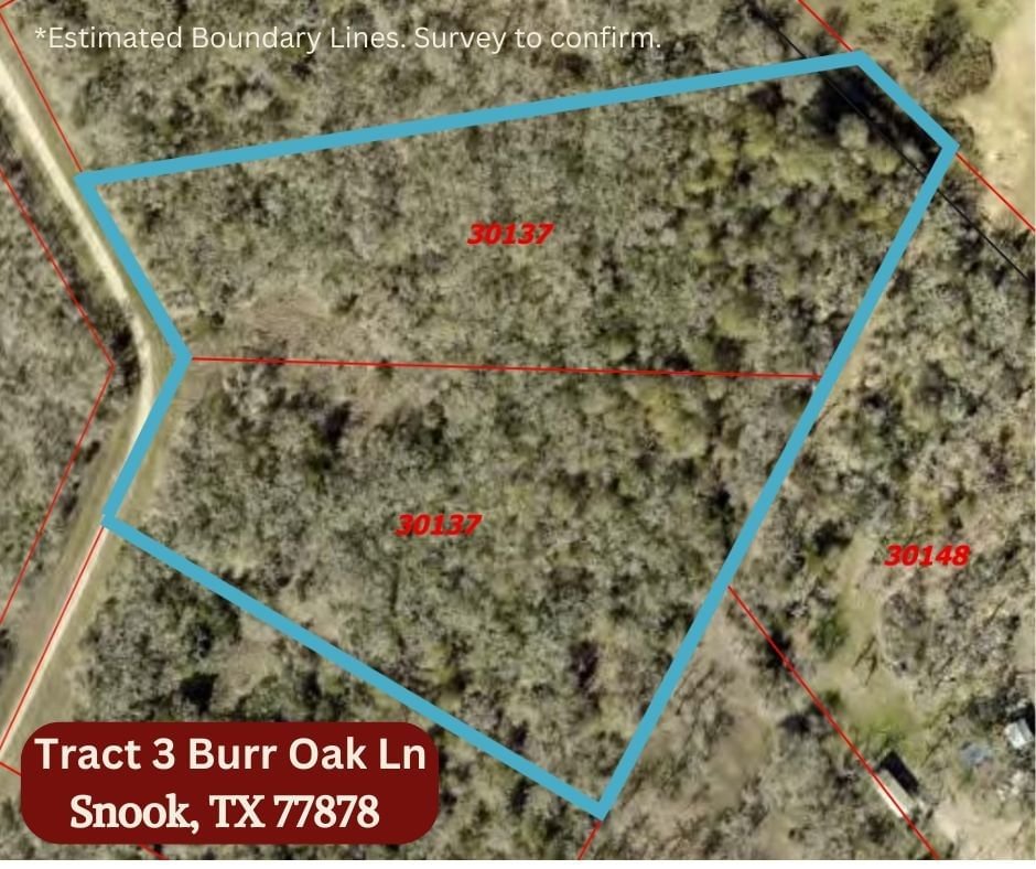 Real estate property located at Tract 3 Burr Oak Ln, Burleson, Other, Snook, TX, US
