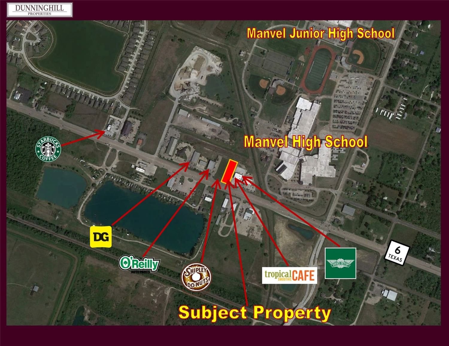 Real estate property located at 0000 MORRIS AVE HWY 6, Brazoria, Corporate Center, Manvel, TX, US